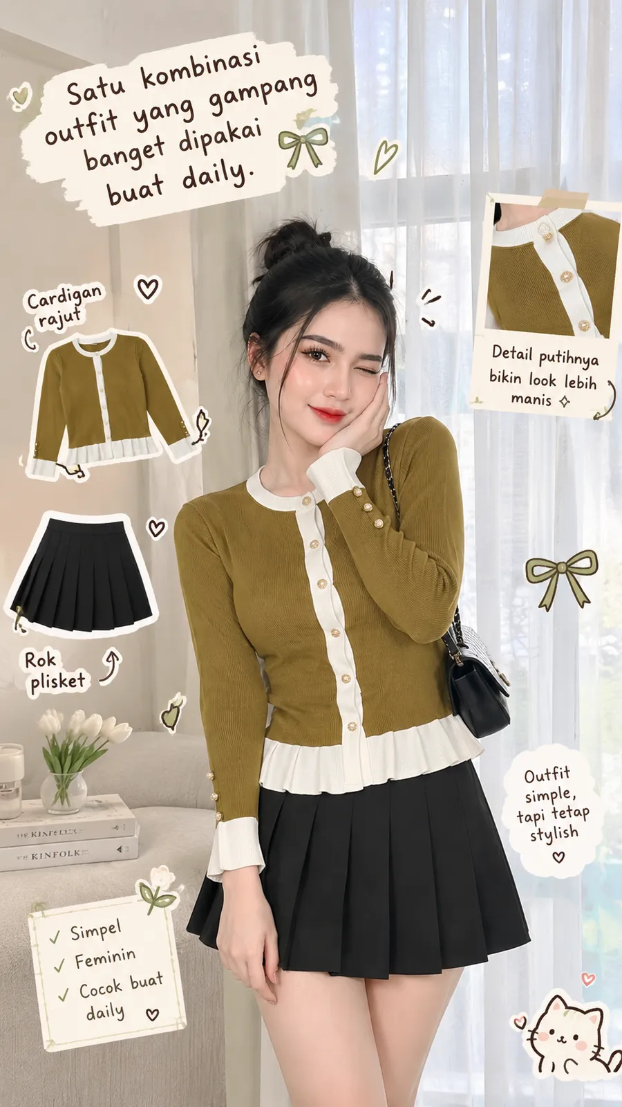 Cardigan rajut