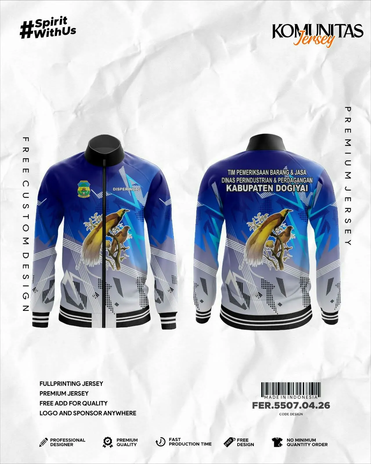 JAKET FULL PRINTING